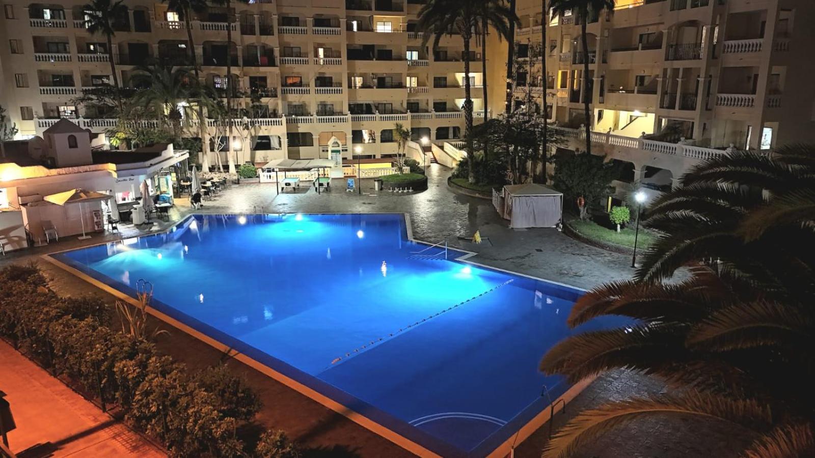 Spacious 3-Bedroom Duplex Apartment With Heated Pool & Ocean View In Los Cristianos, Arona Exterior photo