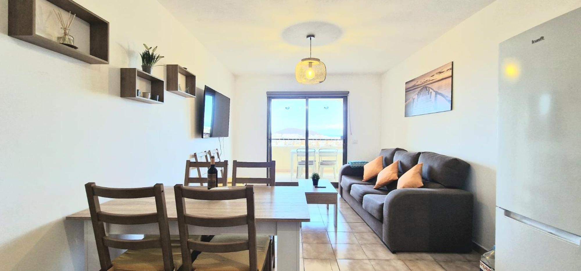 Spacious 3-Bedroom Duplex Apartment With Heated Pool & Ocean View In Los Cristianos, Arona Exterior photo